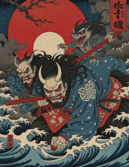 Utagawa Kuniyoshi style