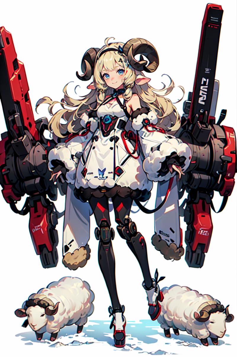 Mecha sheep sheep ear image by Maxetto