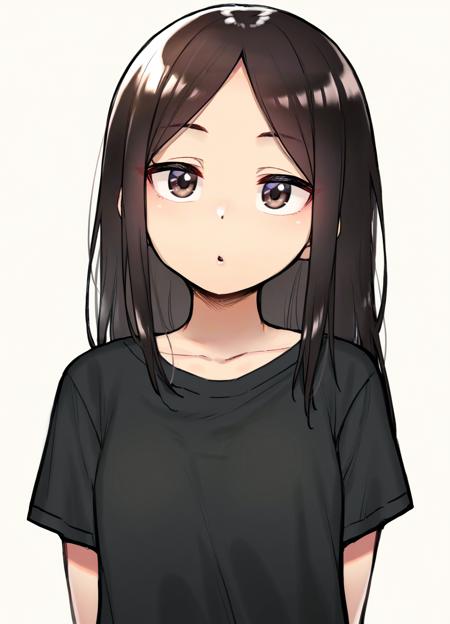 Parted bangs Illustrious