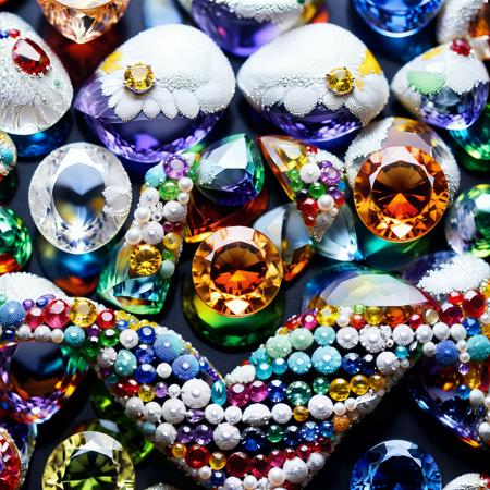 Pointillism style gemstones, jewelry, cozy . Composed entirely of small, distinct dots of color, vibrant, highly detailed <lora:add-detail-xl:1> <lora:xl_more_art-full_v1:1>