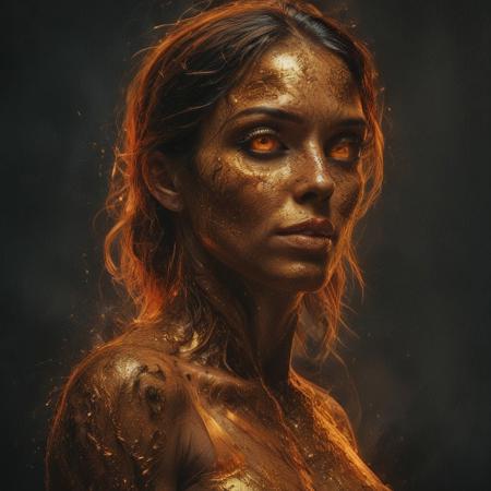 Silhouette real, breathtaking detailed, masterpiece, lovely, charming, awe-inspiring, radiant, magnificent. (real female withvibrant orange glowing smoldering accent and shiny gold color scheme:1.02). glossy.
<lora:InkArtXL_1.2:0.4> <lora:FaeTastic:0.35> . award-winning, professional, highly detailed . extremely high-resolution details, photographic, realism pushed to extreme, fine texture, incredibly lifelike, high contrast, well defined, realistic skin, detailed skin.