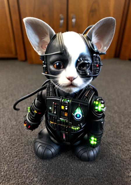 trekborg, a borg kitten