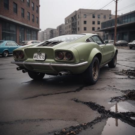 cinematic film still an futuristic cyberpunk, dieselpunk sports car in a destroyed city after an nuclear blast . shallow depth of field, vignette, highly detailed, high budget, bokeh, cinemascope, moody, epic, gorgeous, film grain, grainy, high quality photography, 3 point lighting, flash with softbox, 4k, Canon EOS R3, hdr, smooth, sharp focus, high resolution, award winning photo, 80mm, f2.8, bokeh
, undefined