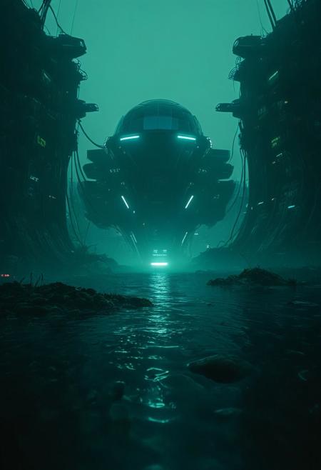 ()Hyoer Realistic:2.0)Polaroid picture an futuristic, cyber metropolitan society on (hoto of Lysebotn 😍🇧🇻,:1.8-. The atoll's natural landscape is seamlessly integrated with advanced, high-tech architecture. ((Towering skyscrapers and neon-lit buildings rise from the coral reefs and sandy beaches, reflecting a vibrant, cyberpunk aesthetic)). Detailed textures on the buildings, water, and vegetation. Realistic lighting with subtle shadows and reflections. High-resolution details, vibrant colors, and a sense of dynamic energy. Advanced drones and hovercrafts navigate the skies and waters, while holographic advertisements and data streams fill the air. The scene is set at dusk, with a clear blue sky transitioning to a deep, icy purple. Rule of thirds composition, emphasizing the unique blend of natural beauty and futuristic technology. HDR, UHD, cinematic lighting, and hyper-realistic details.