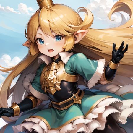 (best quality, masterpiece:1.1), 1girl, solo, <lora:Charlotta:0.8> gbfcharlotta, armor, crown, dress, gauntlets,