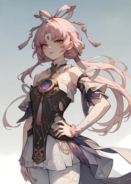 [SD1.5 & PONY] Honkai Star Rail - Fu Xuan | 符玄