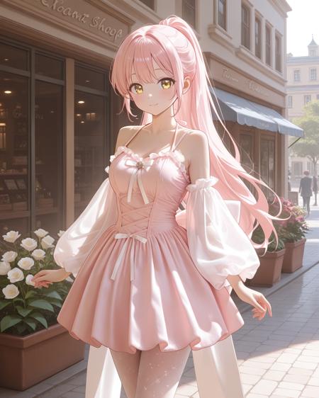 Dreamy pink butterfly dress v1.0