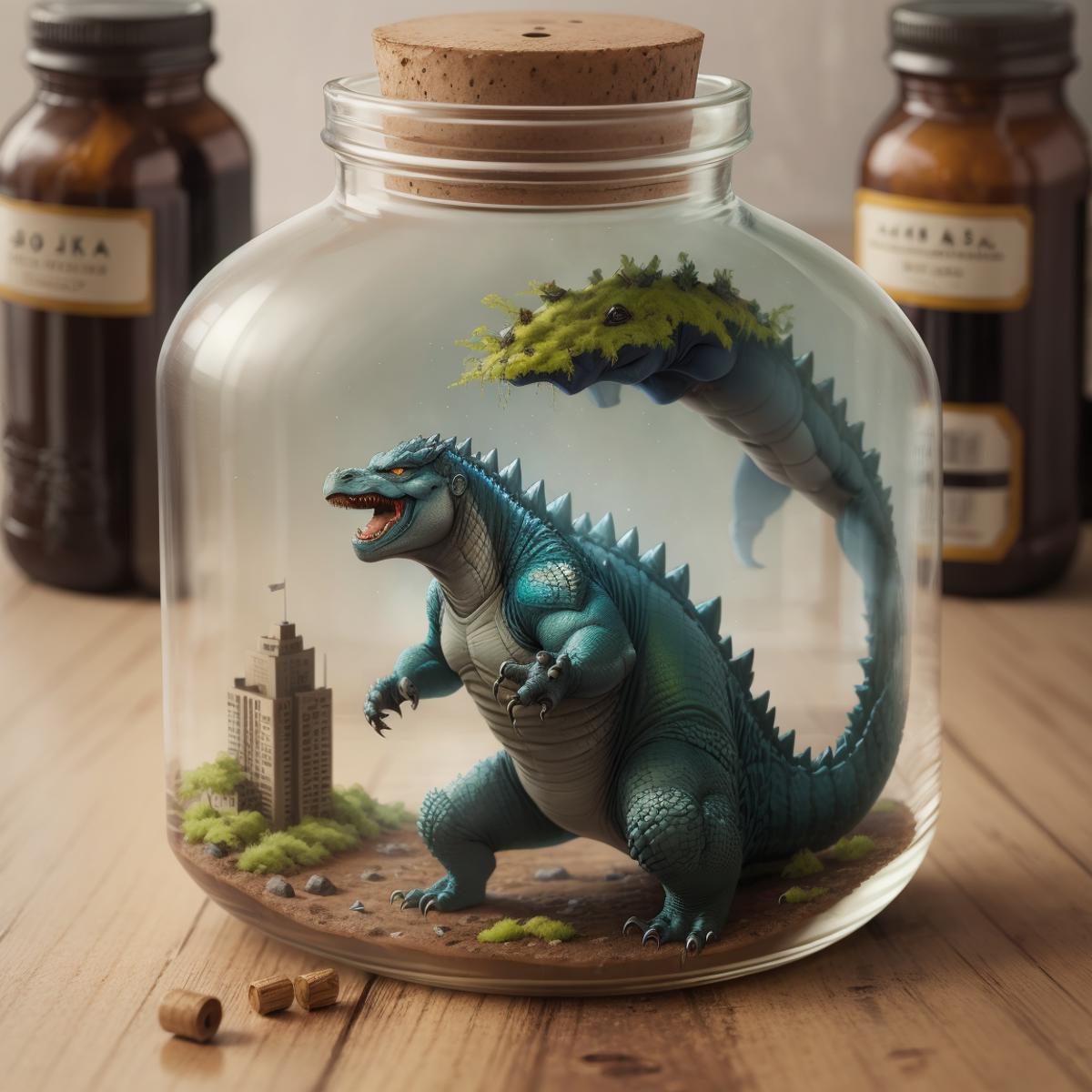Glass bottle |Concept Glass | Sora image by ayuni5454