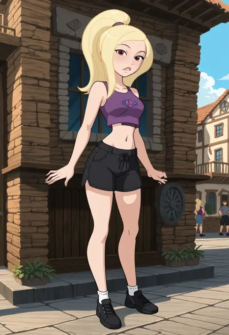 Britina, highly marketable popstar, (Kim Possible), LoRA, PonyXL