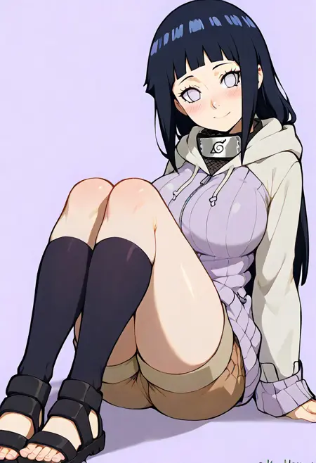 Hinata Hyuuga 日向ヒナタ - Naruto Boruto - Illustrious - Pony