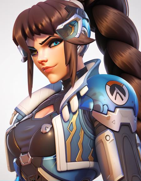  cptlacroix, widowmaker (overwatch), heterochromia, ponytail,