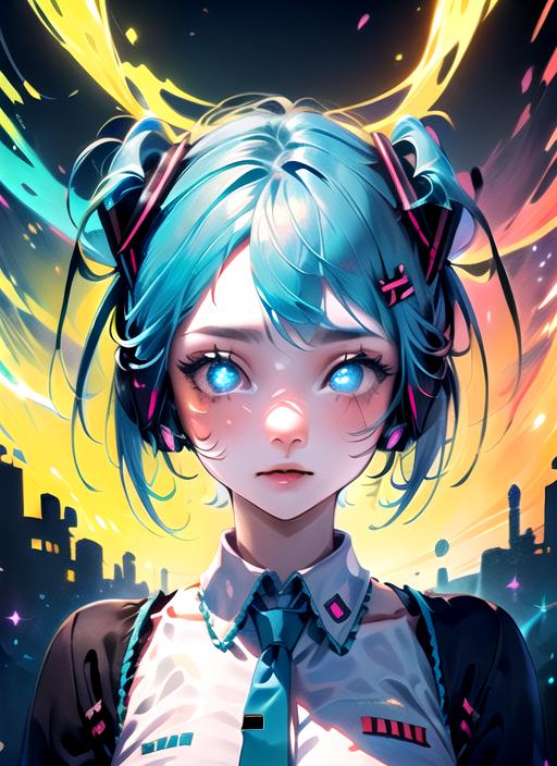 Hatsune Miku (with shiny eyes) image by Herrscher_AGGA2023