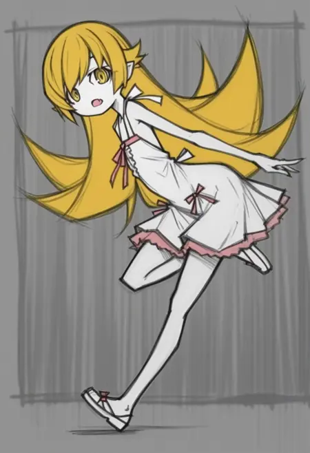 Monogatari ED (Ueda Hajime) Style