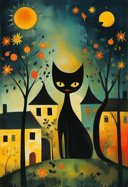 masterpiece,best quality, illustration, style of Rosina Wachtmeister, the devil