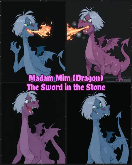 Madam Mim (Dragon) | The Sword in the Stone | IllustriousXL & PonyXL