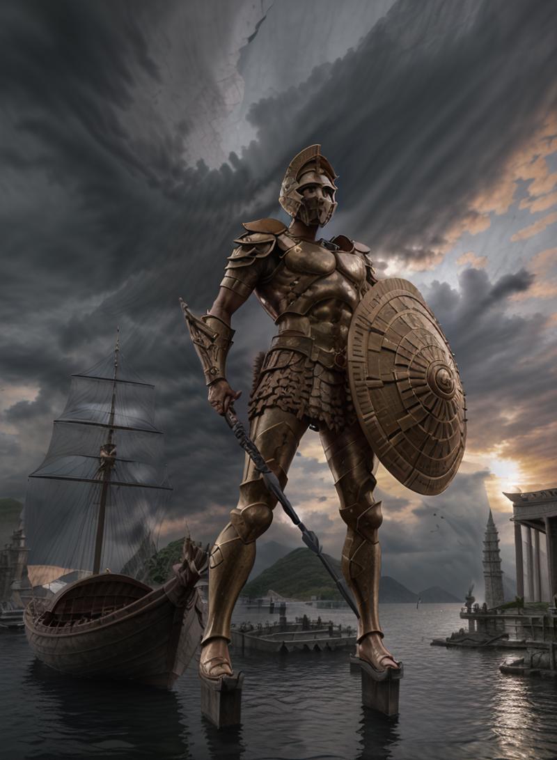 Colossus of Rhodes image by zerokool