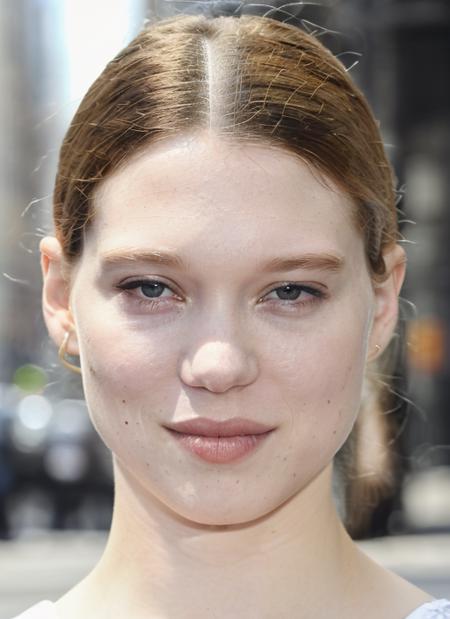 photo of sks woman, pale skin, working class in new york city, upper body, detailed skin, 20 megapixel, canon eos r3, detailed skin, detailed, detailed face, <lora:locon_leaseydoux_v1_from_v1_64_32:1.25>