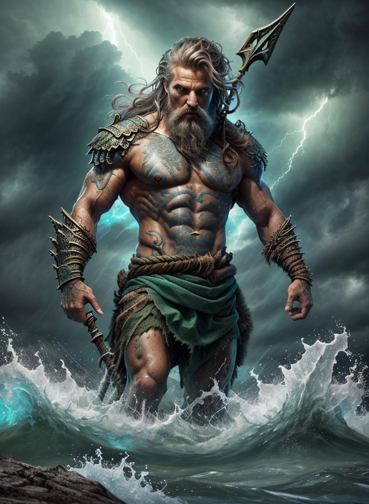 poseidon the god of sea