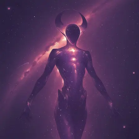 Cool Cosmic Entity Design