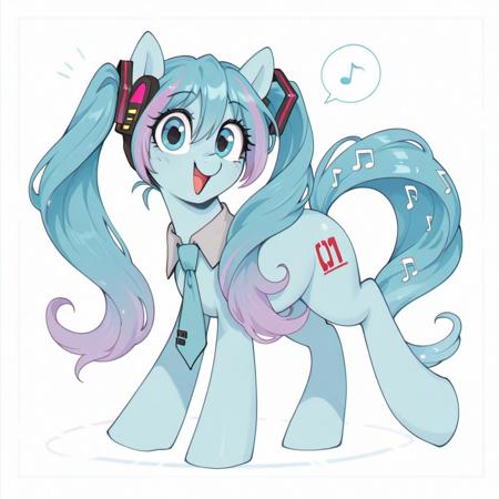 Miku Kotobukiya Bishoujo Pony (Illustrious) V1