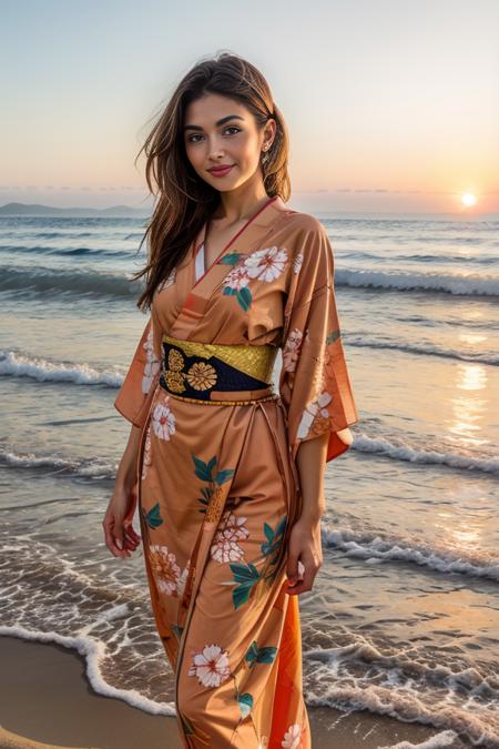 1 woman, beautiful, cute standing at Indian beach, sunrise, close photo
<lora:DETAIL_SLIDER_BY_STABLE_YOGI:0.5>
<lora:Kimono Dress by Stable Yogi:0.8> orange kimono dress