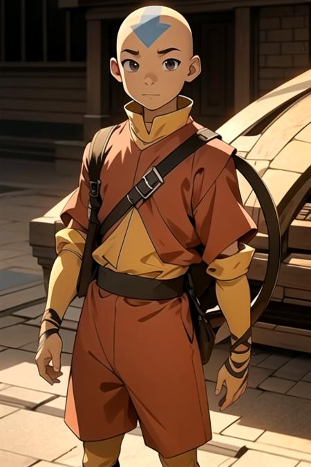 aang_avatar bald black eyes