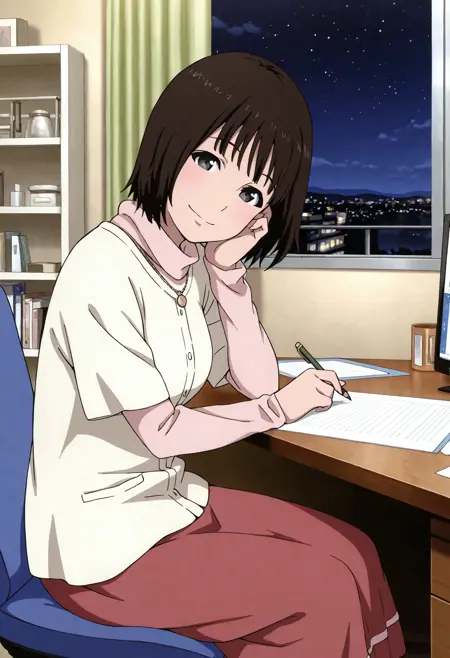 [Illustrious] 堂本知恵美／Doumoto Chiemi／堂本知惠美／SHIROBAKO／白箱
