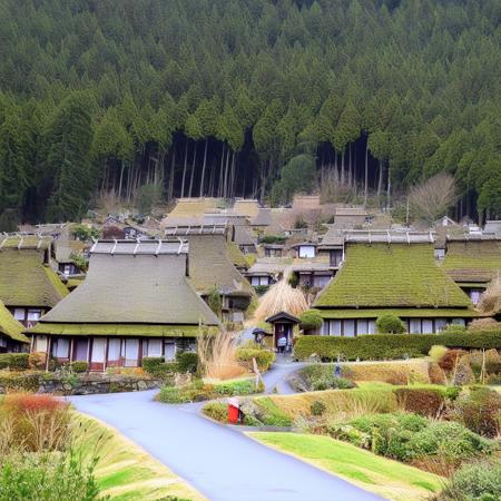 thatched houses V1