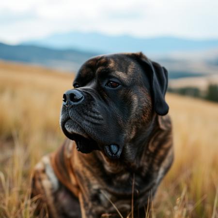 Brindle English Mastiff