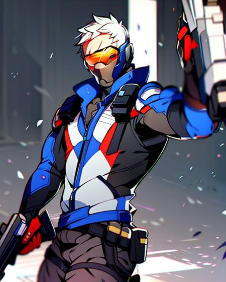 soldier 76,士兵76 overwatch - soldier76 | Stable Diffusion LoRA | Civitai