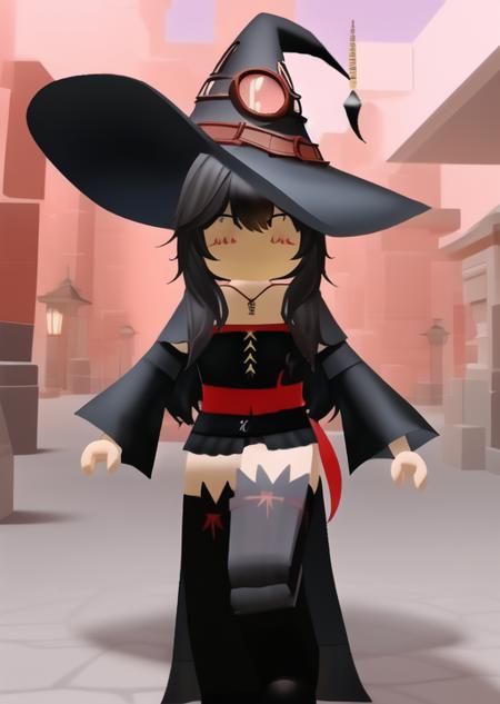 A stylish roblox avatar in a suit with brown hair