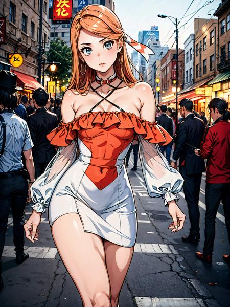 (cowboy shot), (masterpiece), (best quality:1.0), (ultra highres:1.0), highly detailed face and eyes, 
BREAK
 <lora:Etie_1024:0.8> etie,
<lora:off_shoulder_bandage_dress:0.4> wearing off_shoulder_bandage_dress
<lora:more_details:0.5>
BREAK
party, red carpet, crowd