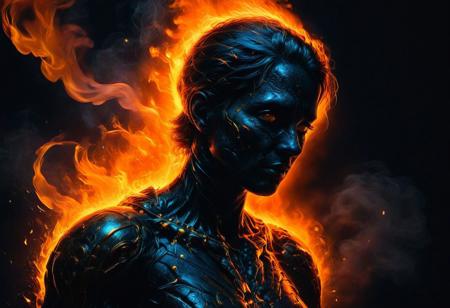 Silhouette real, breathtaking detailed, masterpiece, lovely, charming, awe-inspiring, radiant, magnificent. (real female withvibrant orange glowing smoldering accent and shiny gold color scheme:1.02). glossy.
<lora:InkArtXL_1.2:0.4> <lora:FaeTastic:0.35> . award-winning, professional, highly detailed . extremely high-resolution details, photographic, realism pushed to extreme, fine texture, incredibly lifelike, high contrast, well defined, realistic skin, detailed skin.