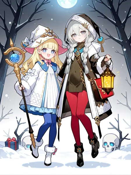 白森林的阿斯忒瑞亚和莉泽特(白き森のアステーリャ/リゼット/Astellar of the White Forest /Elzette of the White Forest) Yu-Gi-Oh!