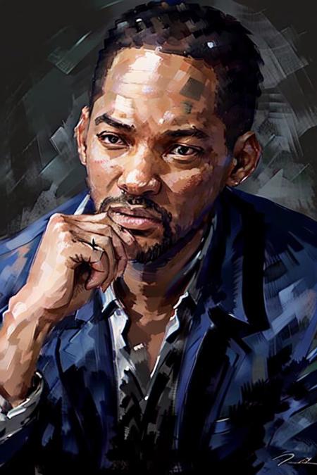 a close up portrait of
will smith  in action
dynamic angle, profile, 
concept art
 masterpiece, highly detailed, highres, HQ, 
<lyco:JamesDoane:.75>