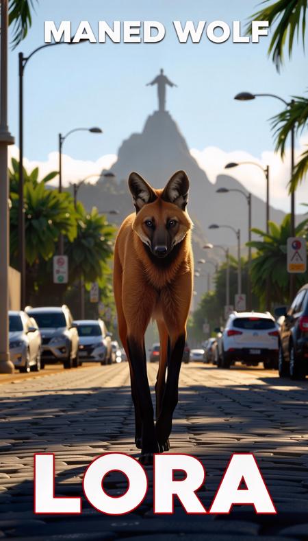 Maned Wolf (Aguará ou Lobo Guará) V1