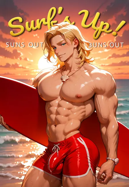 Surfer Hairstyle - Medium Length Hair - Surfer Boy