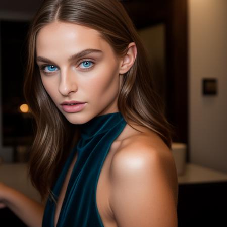 <lora:cofelat:.7>, blkd, cofelat, cooperative fellatio, 2girls, penis, looking at viewer, 1boy,,
22 year old,  
perfect skin perfect model face,
 American  supermodel,
pretty face, Petite body type , pretty eyes,
teal eyes , 
best quality ,
 foreshortening lighting, real life, 
RAW photo, subject, 8k uhd,  soft lighting, high quality, film grain,  ,
realistic,