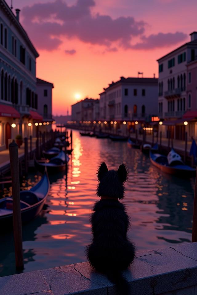 monicut style dog, dark Venetian canals and gondolas and sunset 
<lora:halloween_s05_monsters_inc_monicut_style:0.9>