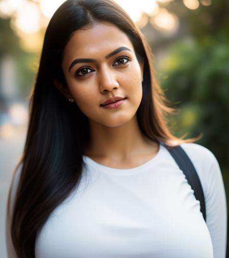 aparna, black long hair, wearing yellow t-shirt and white jeans, street of rome, (big breasts:1. 2), solo, detailed face, symmetrical, cute, lips, bright eyes, realistic pupils, looking away, standing, subsurface dispersion, detailed skin, mid-thigh, table, detailed background, objects, realistic proportions, blush, masterpiece, best quality, realistic, hyperrealistic, sharp focus, SFW, detailed skin, detailed eyes, realistic eyes, canon eos r3, detailed face, (TungstenDispo: 1. 2), raw photo, bold, bright colors, dslr, dramatic lighting, high quality, film grain, Fujifilm XT3, (strong backlight:1.1), analog style (liminal space), by Tadao Ando, (freckles and moles and skin pores:0.8)<lora:Aparna:1>