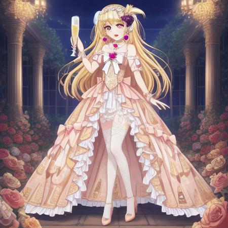 (Kawaii Fashion Originals) Champagne Dress V1