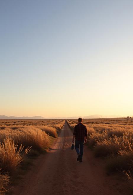 that distinct way of walking what gives the impression of not being from around these parts
