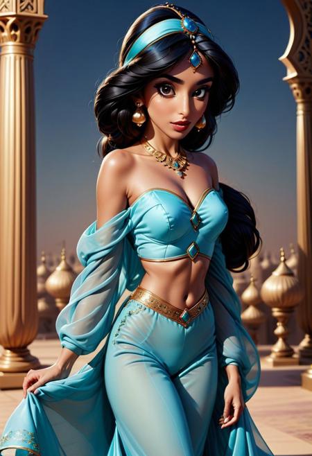 Realistic Jasmine, elegant