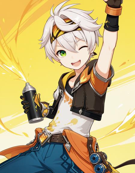 Bennett New Outfit - Adventures in Blazing Hue_班尼特新皮肤-赤绘奇旅 v2.a