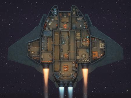 Starship Deckplans – Pony V1
