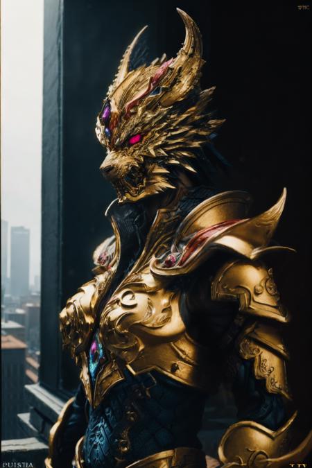 an awarded candid photography of of a female dragon-touched sorcerer wearing an incredibly plastic form fitting suit of armor with scales shimmering on her cheekbones, fiery eyes smoldering with arcane power, realistic 8k,masterpiece,best quality,(photorealistic:1.4),glowing eyes,beautiful face, natural lighting,(sweat:1.1)(film grain),Bloodseeker on the roof of a skyscraper, every detail of his ornate armour and the ambient ember glow captured with cinematic perfection,natural lighting, ,Chinese Zen style,(realistic skin texture, best quality, absurdres, photograph, realistic, detailed:1.3) <lora:KeitaAmemiya-000009:0.7> <lora:add_detail:1.2> <lora:epi_noiseoffset2:0.4> <lora:InstantPhotoX3:0.35> <lora:FilmVelvia3:0.35>, dynamic pose, dynamic angle