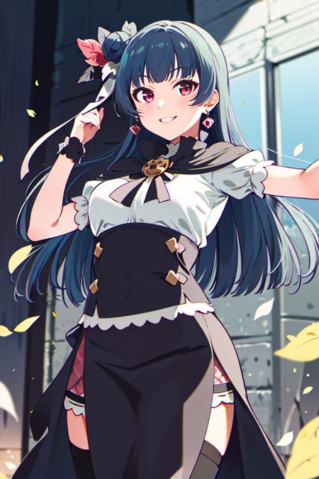 ((masterpiece,best quality)), absurdres,
<lora:Yohane_Genjitsu_no_Yohane:0.7>, Yohane_Genjitsu_no_Yohane,
solo, smiling, looking at viewer, cowboy shot,
cinematic composition, dynamic pose,