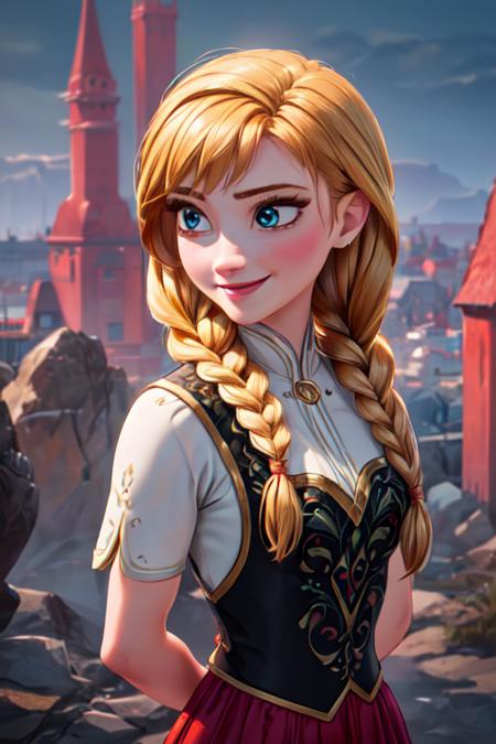 Anna-Frozen disney - v1.0 | Stable Diffusion LoRA | Civitai