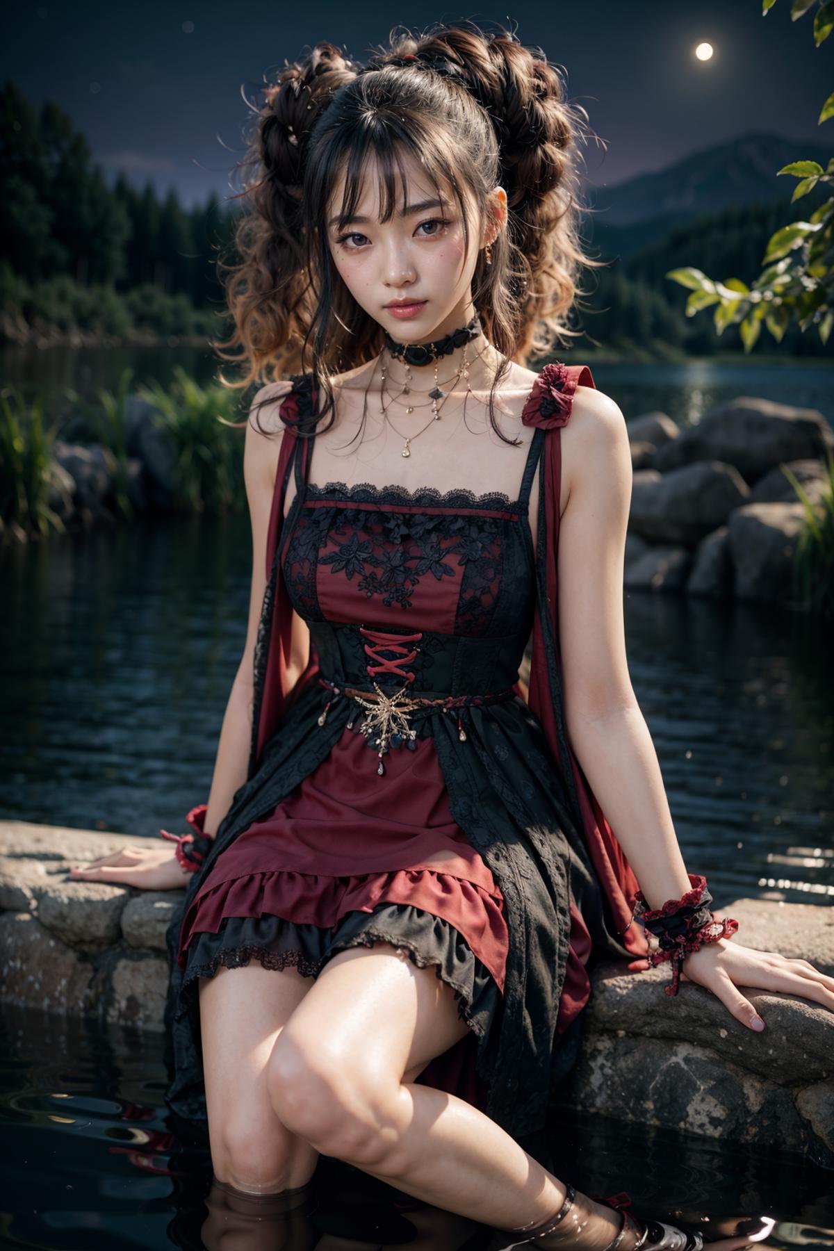 【山鬼】Dress No.14 Black Dress image by feetie