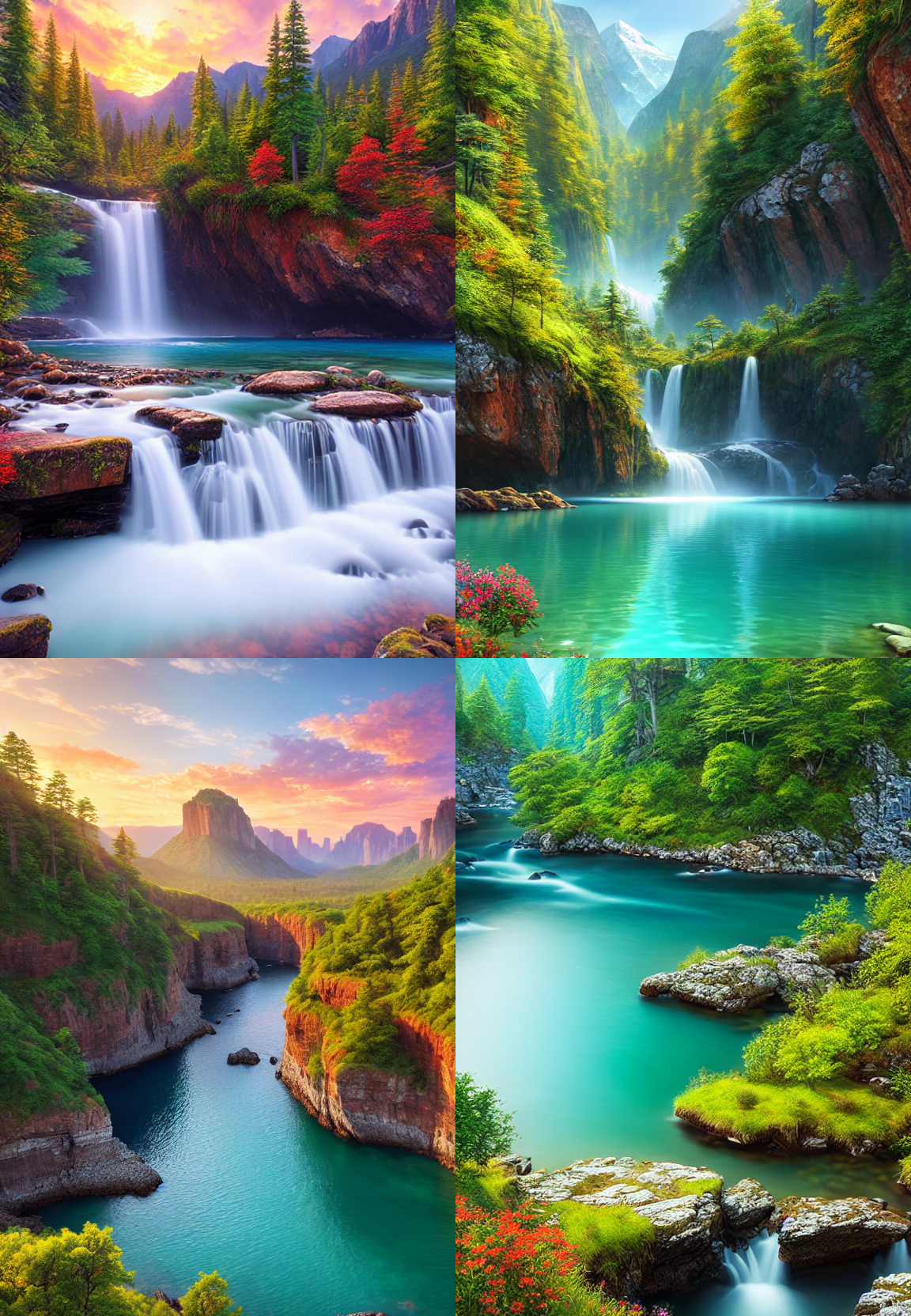 landscape,water,(extremely detailed CG unity 8k wallpaper), most beautiful artwork in the world,professional majestic oil ...